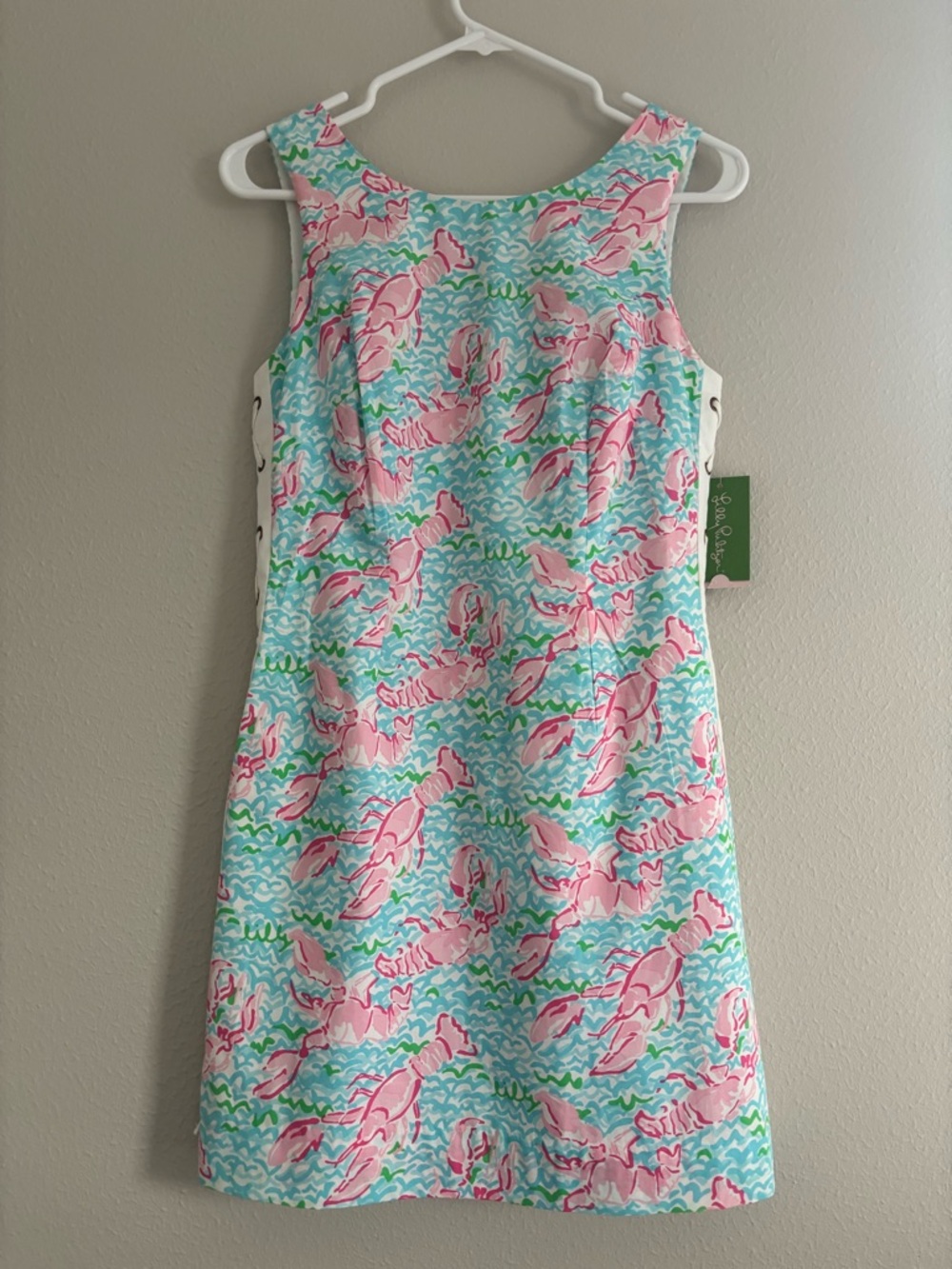 NWT Lilly Pulitzer Lobster Print Shift Dress